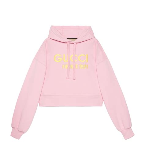 pink gucci sweatshirt replica|gucci cropped sweatshirt etsy.